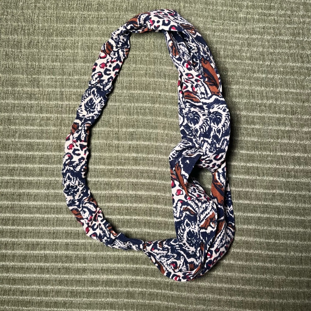 multi-colored knot headband